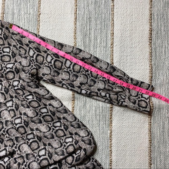 Good American The Sheer Snake Skin Maxi Robe US 0 - Picture 11 of 13